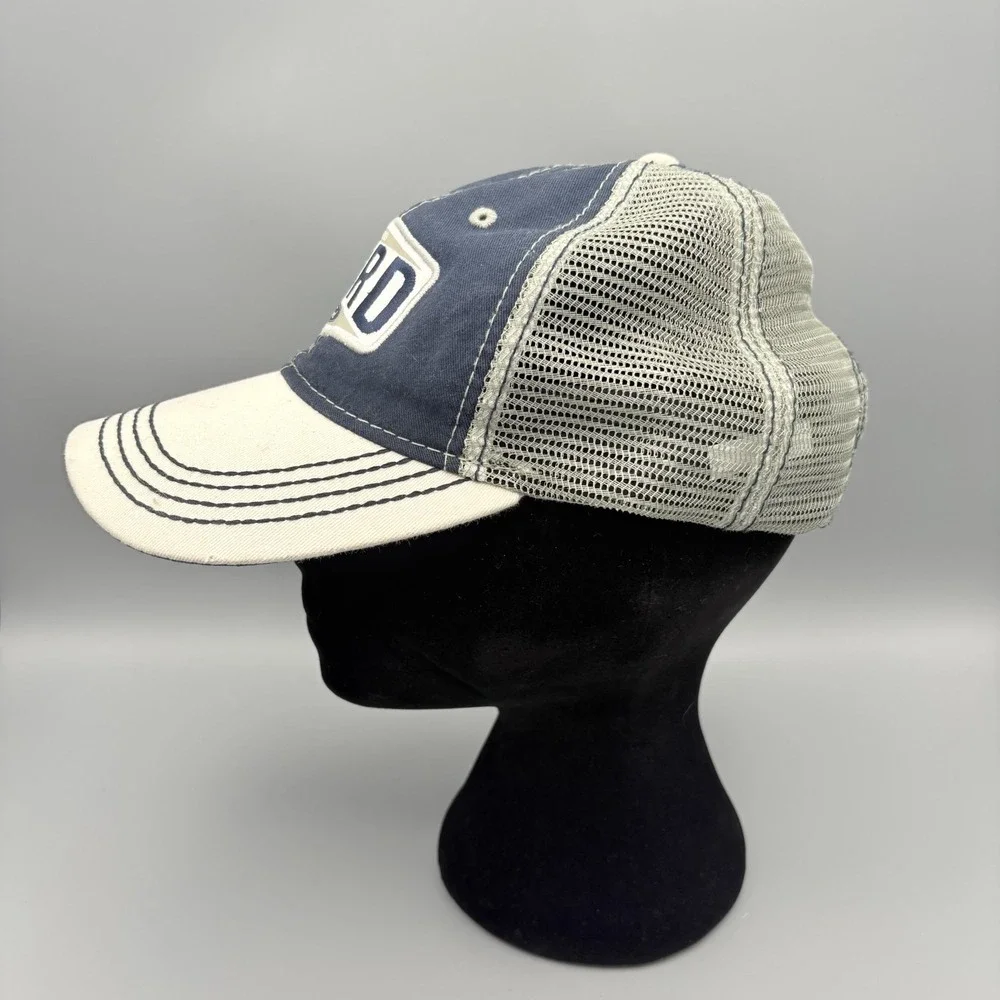 H3 Headwear Ford Mesh Trucker Hat Blue/White Adjustable Snapback Cap